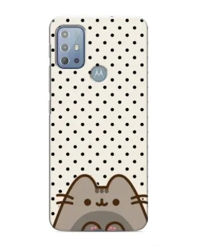 Чехол для Motorola MOTO G10 с картинкой «Пушин в горошек»
