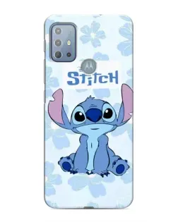 Чехол для Motorola MOTO G10 с картинкой «Stitch среди цветов» Чехол для Motorola MOTO G10 с картинкой «Stitch среди цветов»