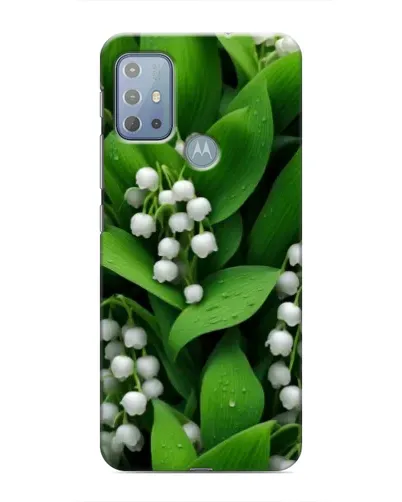 Чехол для Motorola MOTO G10 с картинкой «Ландыши в зелени»