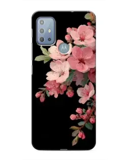 Чехол для Motorola MOTO G10 с картинкой «Розовая ветка сакуры»