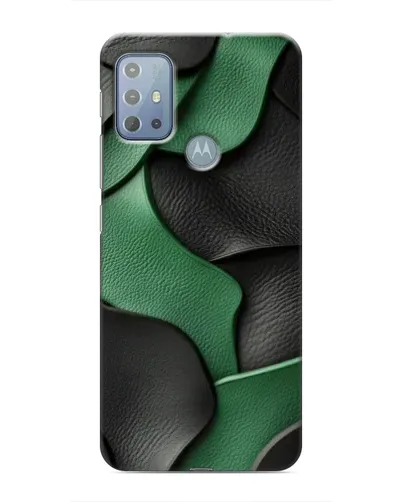 Чехол для Motorola MOTO G10 с картинкой «Зеленые кожаные волны» Чехол для Motorola MOTO G10 с картинкой «Зеленые кожаные волны»
