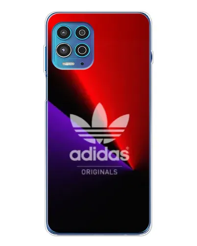 Чехол для Motorola MOTO G100 Pro с картинкой «Adidas Red Neon»