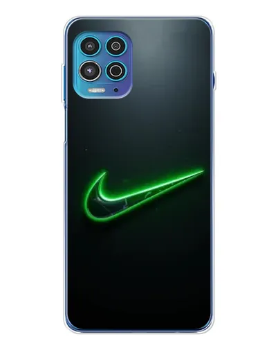 Чехол для Motorola MOTO G100 Pro с картинкой «Неоновый контур Nike» Чехол для Motorola MOTO G100 Pro с картинкой «Неоновый контур Nike»