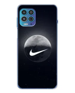Чехол для Motorola MOTO G100 Pro с картинкой «Nike в стиле граффити»