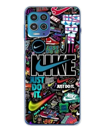 Чехол для Motorola MOTO G100 Pro с картинкой «Яркий коллаж Nike» Чехол для Motorola MOTO G100 Pro с картинкой «Яркий коллаж Nike»