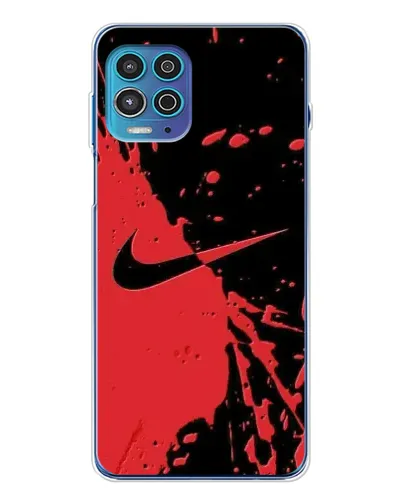 Чехол для Motorola MOTO G100 Pro с картинкой «Красные брызги Nike» Чехол для Motorola MOTO G100 Pro с картинкой «Красные брызги Nike»