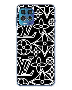 Чехол для Motorola MOTO G100 Pro с картинкой «Черно-белый узор LV» Чехол для Motorola MOTO G100 Pro с картинкой «Черно-белый узор LV»