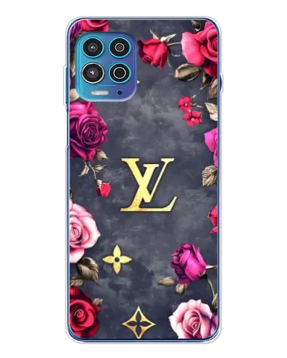 Чехол для Motorola MOTO G100 Pro с картинкой «Цветочный Louis Vuitton»