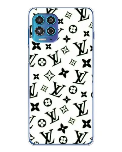 Чехол для Motorola MOTO G100 Pro с картинкой «Монохромный хаос LV»