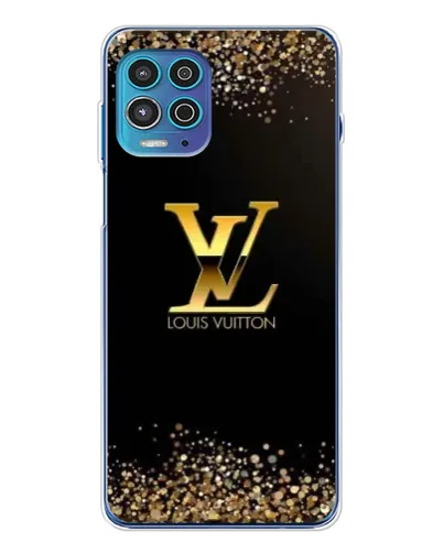 Чехол для Motorola MOTO G100 Pro с картинкой «LV — золотые искры»