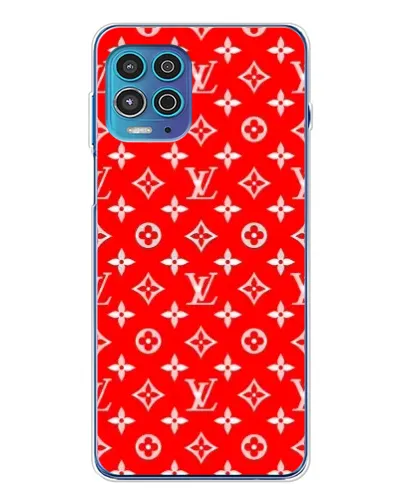 Чехол для Motorola MOTO G100 Pro с картинкой «Яркий паттерн LV»