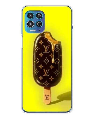 Чехол для Motorola MOTO G100 Pro с картинкой «Мороженое от LV»