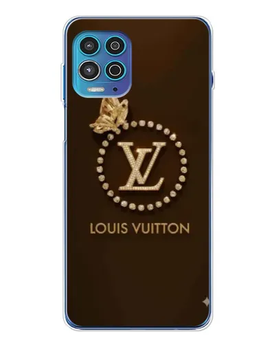 Чехол для Motorola MOTO G100 Pro с картинкой «LV — золотая печать»