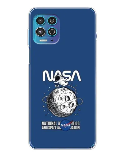 Чехол для Motorola MOTO G100 Pro с картинкой «NASA — лунная миссия» Чехол для Motorola MOTO G100 Pro с картинкой «NASA — лунная миссия»