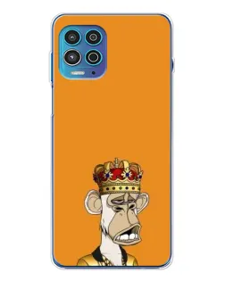 Чехол для Motorola MOTO G100 Pro с картинкой «Золотая обезьяна Bored Ape» Чехол для Motorola MOTO G100 Pro с картинкой «Золотая обезьяна Bored Ape»