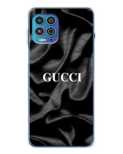 Чехол для Motorola MOTO G100 Pro с картинкой «Gucci — шелковые волны» Чехол для Motorola MOTO G100 Pro с картинкой «Gucci — шелковые волны»