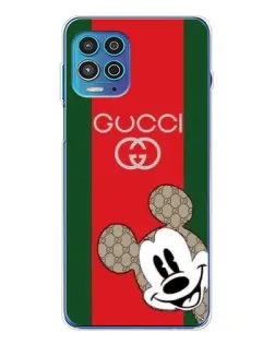 Чехол для Motorola MOTO G100 Pro с картинкой «Gucci — полосы и Микки» Чехол для Motorola MOTO G100 Pro с картинкой «Gucci — полосы и Микки»