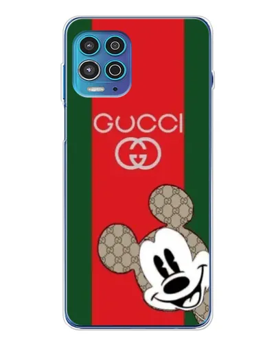 Чехол для Motorola MOTO G100 Pro с картинкой «Gucci — полосы и Микки» Чехол для Motorola MOTO G100 Pro с картинкой «Gucci — полосы и Микки»