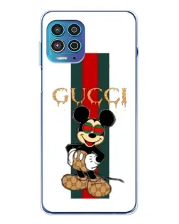 Чехол для Motorola MOTO G100 Pro с картинкой «Микки Маус Gucci — полосы» Чехол для Motorola MOTO G100 Pro с картинкой «Микки Маус Gucci — полосы»