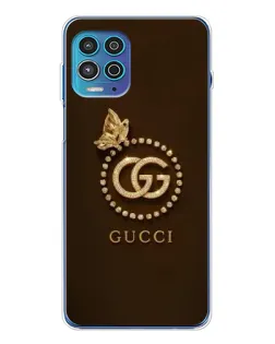 Чехол для Motorola MOTO G100 Pro с картинкой «Gucci — золотая бабочка» Чехол для Motorola MOTO G100 Pro с картинкой «Gucci — золотая бабочка»