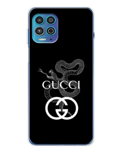 Чехол для Motorola MOTO G100 Pro с картинкой «Gucci — серебряная змея» Чехол для Motorola MOTO G100 Pro с картинкой «Gucci — серебряная змея»