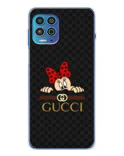 Чехол для Motorola MOTO G100 Pro с картинкой «Минни Маус Gucci — черный» Чехол для Motorola MOTO G100 Pro с картинкой «Минни Маус Gucci — черный»