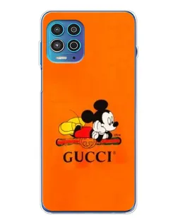 Чехол для Motorola MOTO G100 Pro с картинкой «Микки Маус Gucci — оранж» Чехол для Motorola MOTO G100 Pro с картинкой «Микки Маус Gucci — оранж»