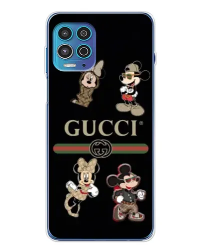 Чехол для Motorola MOTO G100 Pro с картинкой «Gucci — герои Disney и монограмма» Чехол для Motorola MOTO G100 Pro с картинкой «Gucci — герои Disney и монограмма»
