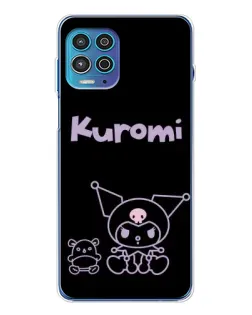 Чехол для Motorola MOTO G100 Pro с картинкой «Kuromi — черный минимализм» Чехол для Motorola MOTO G100 Pro с картинкой «Kuromi — черный минимализм»