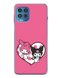 Чехол для Motorola MOTO G100 Pro с картинкой «Kuromi и My Melody» Чехол для Motorola MOTO G100 Pro с картинкой «Kuromi и My Melody»