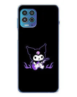 Чехол для Motorola MOTO G100 Pro с картинкой «Электрическая Kuromi» Чехол для Motorola MOTO G100 Pro с картинкой «Электрическая Kuromi»