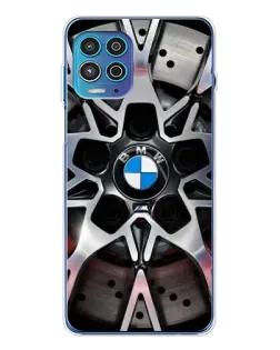 Чехол для Motorola MOTO G100 Pro с картинкой «BMW — деталь диска» Чехол для Motorola MOTO G100 Pro с картинкой «BMW — деталь диска»