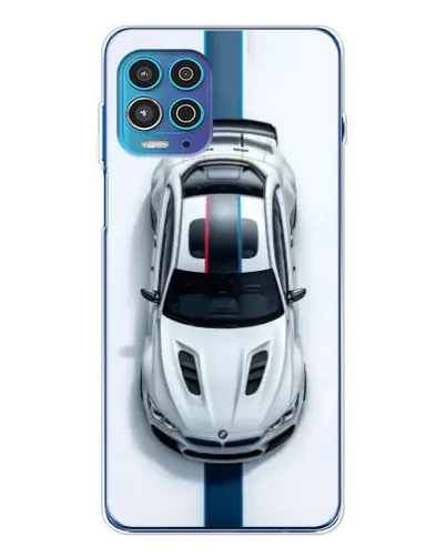 Чехол для Motorola MOTO G100 Pro с картинкой «Вид сверху — BMW M»