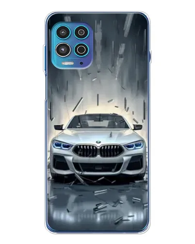 Чехол для Motorola MOTO G100 Pro с картинкой «BMW в свете фар»