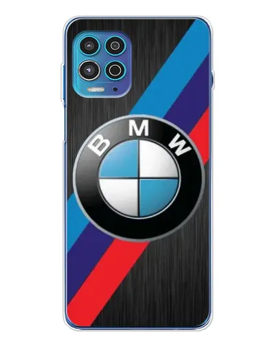 Чехол для Motorola MOTO G100 Pro с картинкой «BMW M-stripes стиль»