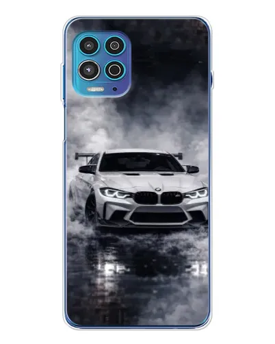 Чехол для Motorola MOTO G100 Pro с картинкой «BMW сквозь туман»