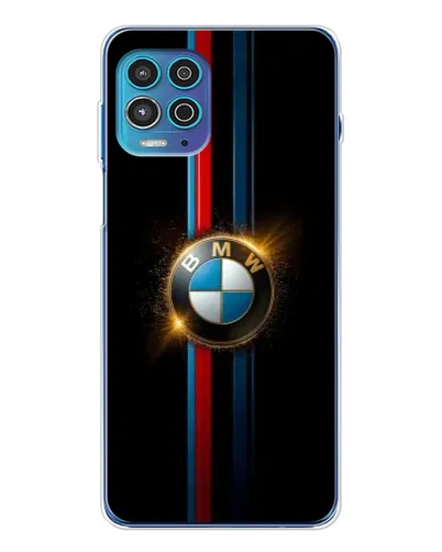 Чехол для Motorola MOTO G100 Pro с картинкой «BMW M-Power неон»