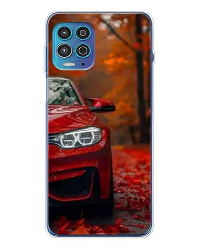 Чехол для Motorola MOTO G100 Pro с картинкой «Осенняя BMW M4»