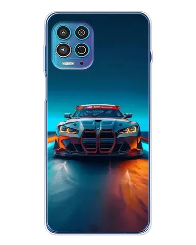 Чехол для Motorola MOTO G100 Pro с картинкой «BMW — огни неона» Чехол для Motorola MOTO G100 Pro с картинкой «BMW — огни неона»