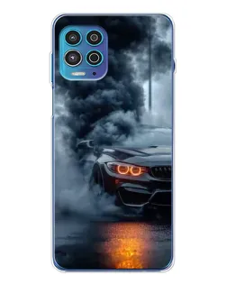 Чехол для Motorola MOTO G100 Pro с картинкой «BMW M-Power — абстракция»