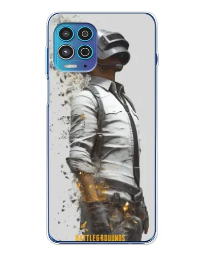 Чехол для Motorola MOTO G100 Pro с картинкой «PUBG — боец в пыли»