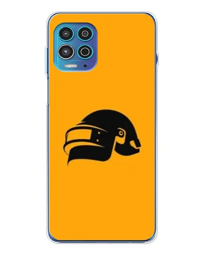 Чехол для Motorola MOTO G100 Pro с картинкой «PUBG — золотой шлем»