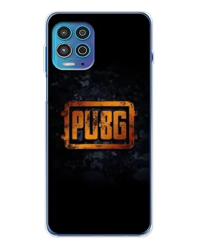 Чехол для Motorola MOTO G100 Pro с картинкой «PUBG — золотой логотип»