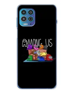 Чехол для Motorola MOTO G100 Pro с картинкой «Логотип Among Us» Чехол для Motorola MOTO G100 Pro с картинкой «Логотип Among Us»