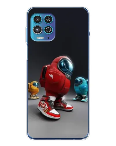 Чехол для Motorola MOTO G100 Pro с картинкой «Among Us — 3D стиль»