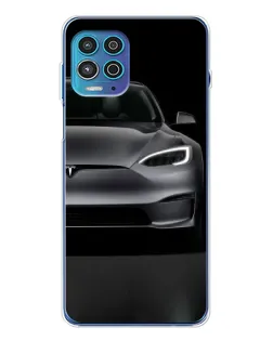 Чехол для Motorola MOTO G100 Pro с картинкой «Tesla Model S Look» Чехол для Motorola MOTO G100 Pro с картинкой «Tesla Model S Look»