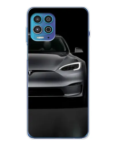 Чехол для Motorola MOTO G100 Pro с картинкой «Tesla Model S Look»