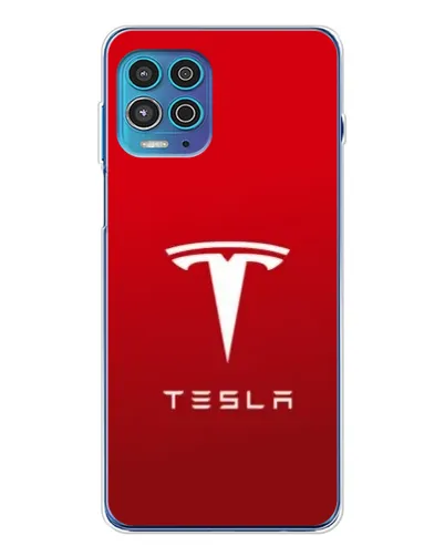 Чехол для Motorola MOTO G100 Pro с картинкой «Tesla Red Classic»