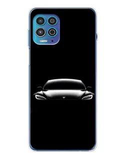 Чехол для Motorola MOTO G100 Pro с картинкой «Фары Tesla Night» Чехол для Motorola MOTO G100 Pro с картинкой «Фары Tesla Night»