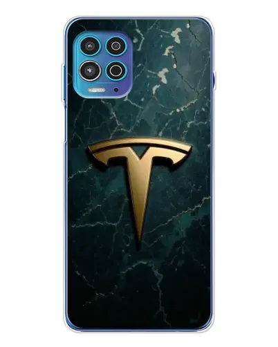 Чехол для Motorola MOTO G100 Pro с картинкой «Мраморная Tesla Gold»